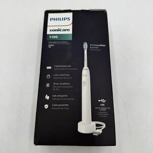 Philips Sonicare 1100 Electric Toothbrush Rechargeable, White Grey, HX3641/02